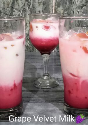 Foto resep Grape Velvet Milk