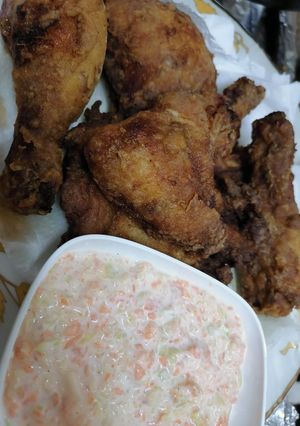 A picture of KFC style Fried Chicken.