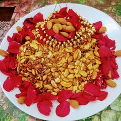 A picture of Dry fruits chikki.