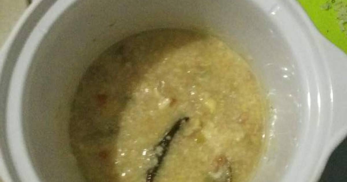 Resep Bubur Nasi Soto Daging Sapi slow cooker (MPASI) oleh Elizabeth