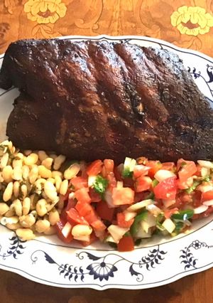 A picture of California Farm Cold Smoked Pork Ribs.