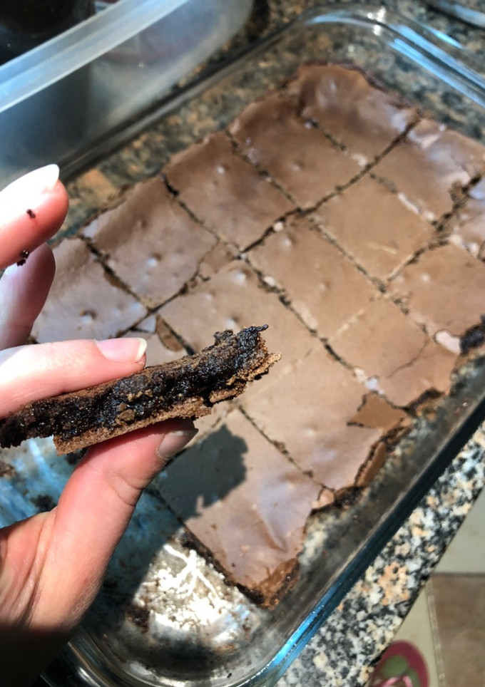 Una foto de Brownie sin manteca