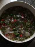 Ceviche de mamón chino o rambután