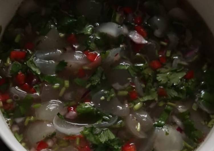 Ceviche De Mamon Chino O Rambutan Receta De Maureen Rojas Cookpad