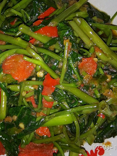 Foto resep Tumis kangkung sambel terasi pedasss