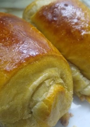 Una foto de Croissant relleno de chocolate 🥐🥐🥐