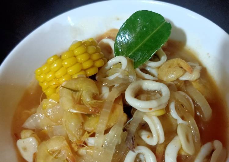 Cara Gampang Membuat Cumi Udang Soas Padang Anti Gagal