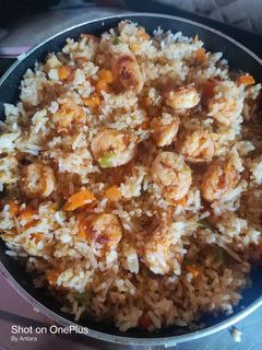 প্রণ ফ্রায়েড রাইস (prawn fried rice recipe in Bengali) রেসিপির প্রধান ছবি