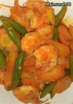 Foto resep Tumis Udang Buncis Wortel