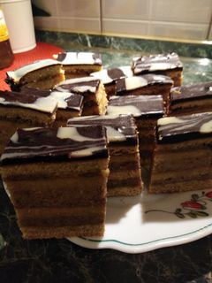 Zserbó diópótlóval recept fotója