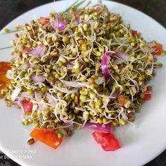 Sprouts Moong chaat A picture of Sprouts Moong chaat.