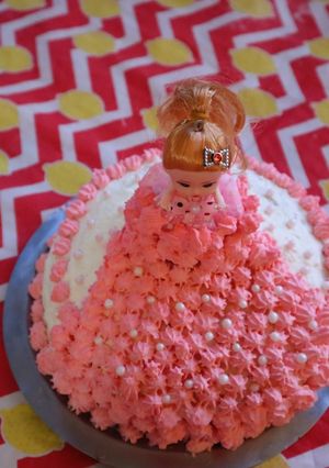 A picture of Doll cake.