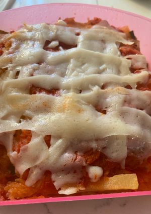 A picture of True Food Copycat: Spaghetti Squash Casserole.