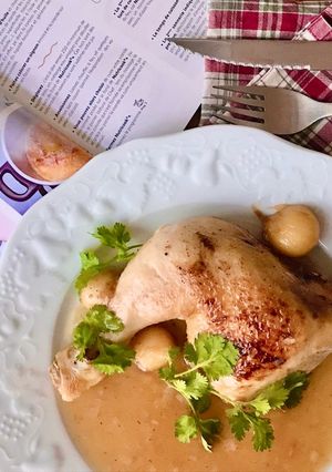 Hình của món Đùi Gà Rô Ti Nồi Áp Suất.