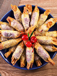 Foto resep Resep Pangsit Ubi Ungu