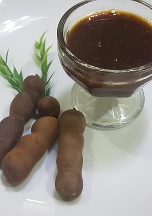 A picture of TAMARIND SAUCE(sweet and sour sauce).