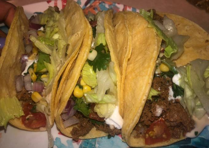 Steps to Prepare Homemade Loaded steak tacos 🌮