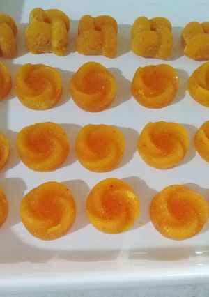 عکسی از دستور قند گلاب و زعفران