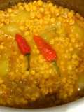 Dal chana with kadu