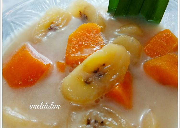 resep cara buat Kolak Santan Ubi Pisang