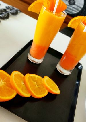 صورة لوصفة عصير البرتقال 🍊🍊🌱