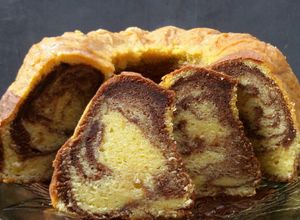 Foto resep Marmer cake premium