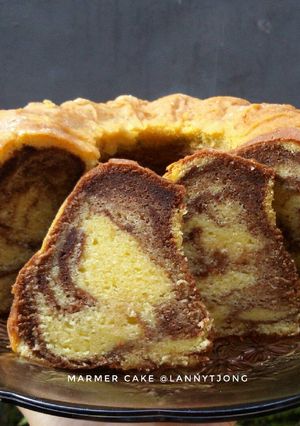 Foto resep Marmer cake premium