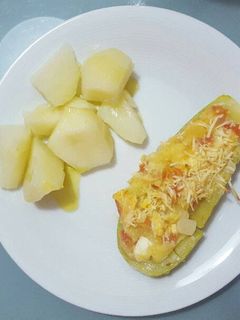 Una foto de Calabacines rellenos