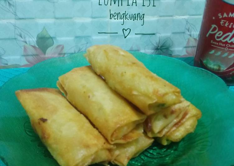 Tutorial mengolah Lumpia isi bengkuang gurih