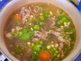 Sup Sapi Sukiyaki dan Bakso
