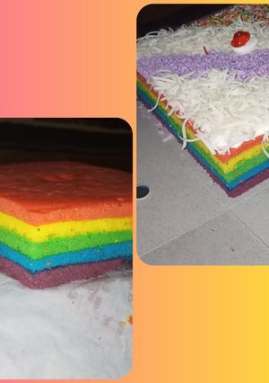 Foto resep Rainbow cake