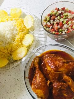 عکسی از دستور مرغ مجلسی