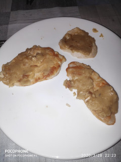 Una foto de Pechuga con salsa de queso