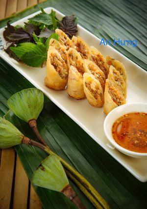 Hình của món Chả Giò Sen.