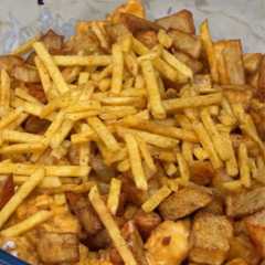 سلطة بطاطا مقلية🥔😍-レシピのメイン写真