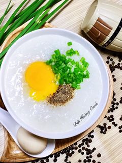 Hình của món Cháo Trứng Gà.