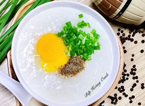 Hình của món Cháo Trứng Gà.
