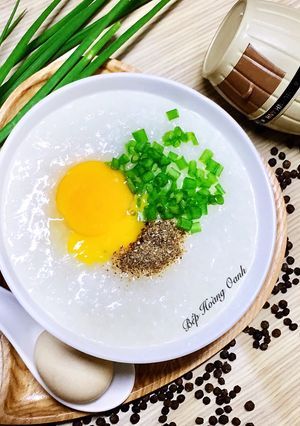 Hình của món Cháo Trứng Gà.