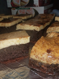 A picture of Choco flan.