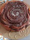 Torta a spirale con cocco e Nutella
