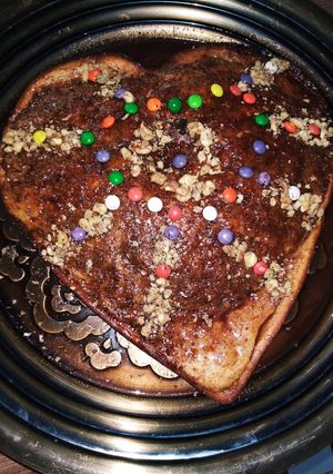 عکسی از دستور کیک کاکائویی قلبی❤️🍫