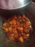 Balado kentang atiampela pete