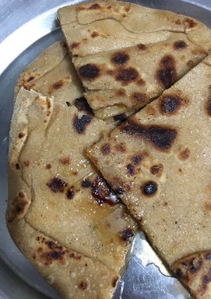 A picture of Jaggery Roti.