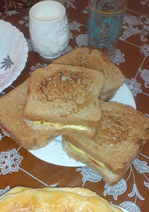 Une photo de Croque monsieur