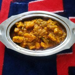 Gvar Dhokli Sabzi A picture of Gvar Dhokli Sabzi.