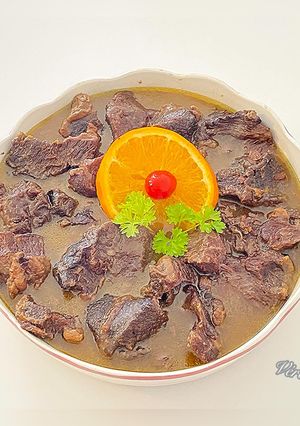 Une photo de Joue de boeuf à l’orange au cookeo