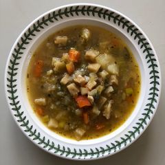 Celeriac & Leek Soup A picture of Celeriac & Leek Soup.