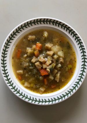 A picture of Celeriac & Leek Soup.