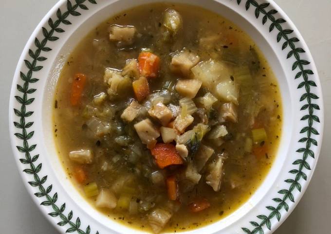 Celeriac & Leek Soup