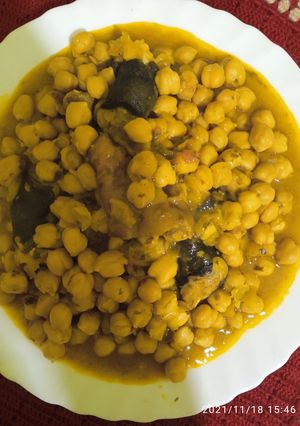 صورة لوصفة الكرعين بالحمص